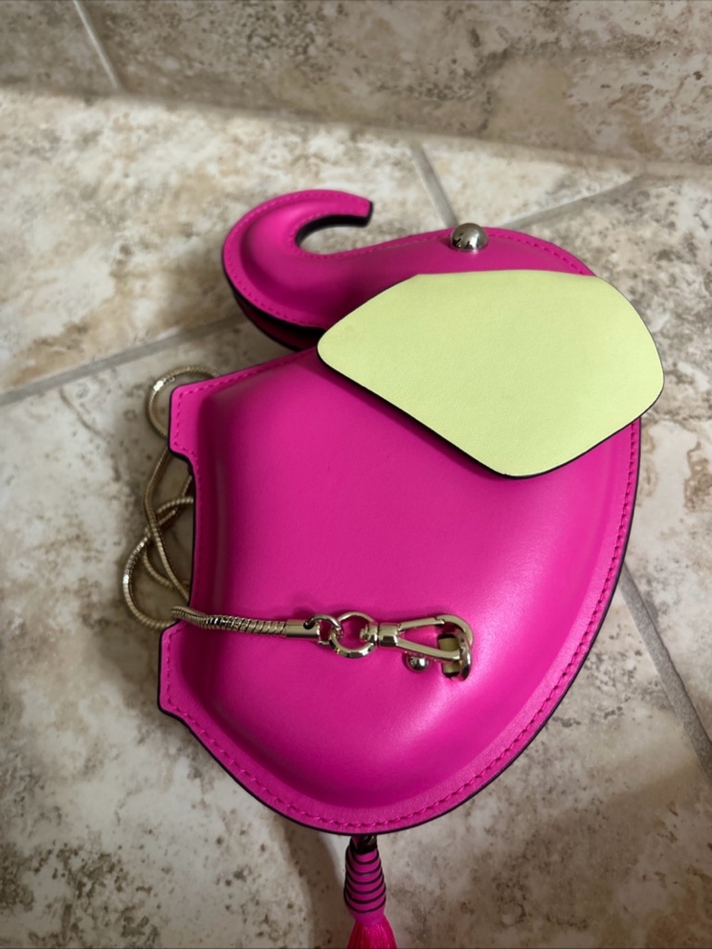 kate spade New York Pink tiny Elephant Crossbody Bag nwot - Picture 4 of 6